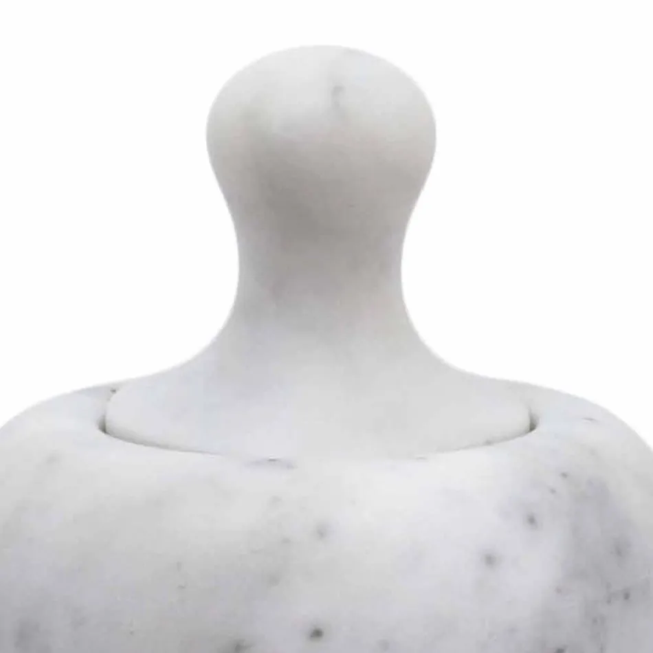 Tłuczek do orzechów z białego marmuru z Carrary Wyprodukowano we Włoszech - Cullio Viadurini