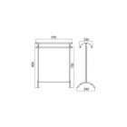 Stojak na ręcznik kąpielowy z mosiądzu w stylu vintage Made in Italy - Aristide Viadurini