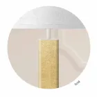 Nowoczesna lampa podłogowa z metalu z abażurem z tkaniny Made in Italy - Jump Viadurini