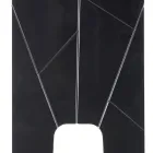 Lampa podlogowa z drewna i materialu design Grilli Zarafa made in Italy Viadurini