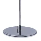 Szklana lampa podłogowa z dwoma wykończeniami i metalową ramą Made in Italy - Brera Viadurini
