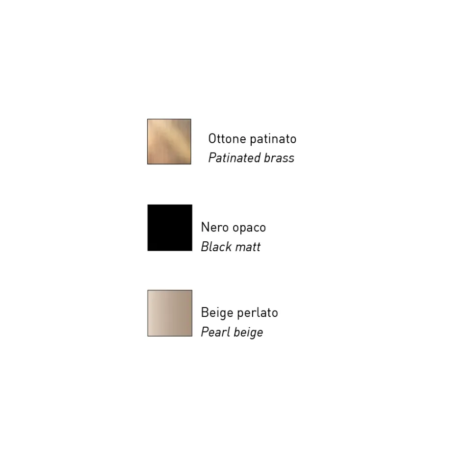 Nowoczesna metalowa lampa podłogowa z podwójnym oświetleniem Made in Italy - rzymska Viadurini