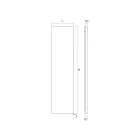 Płyta promiennikowa ze stali węglowej z układem elektrycznym Made in Italy - Bigne Viadurini