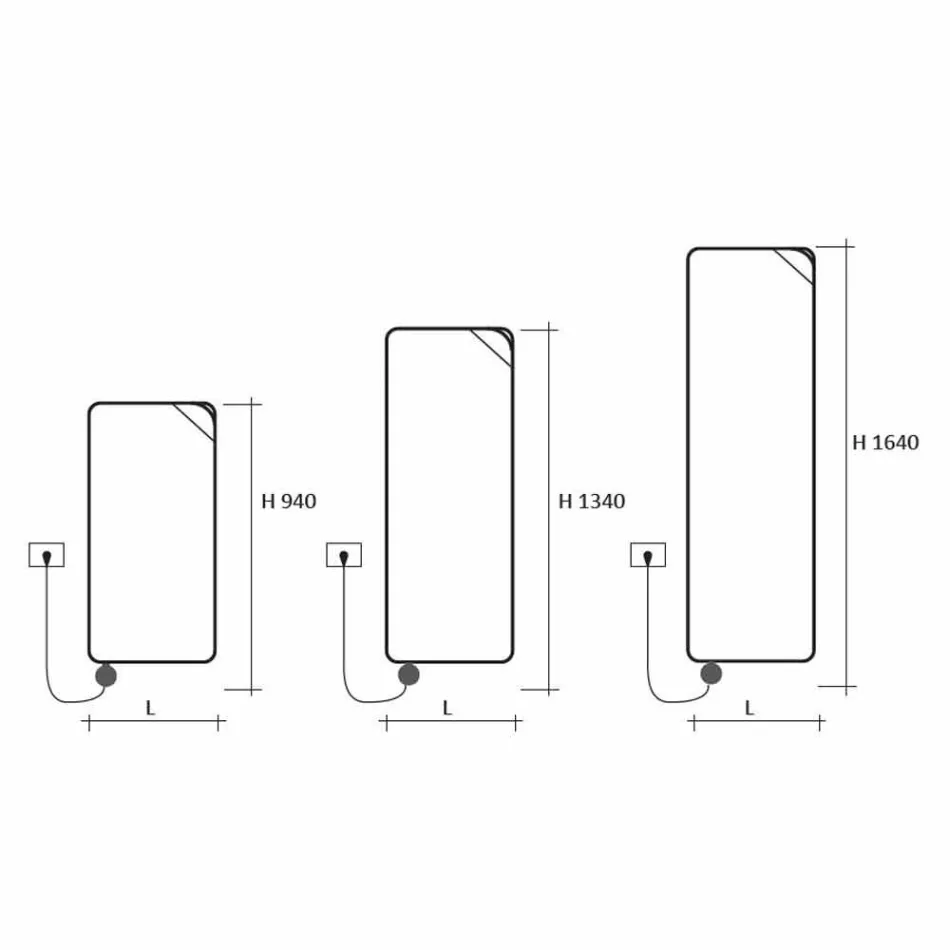 Nowoczesna elektryczna płyta promiennikowa do 1000 W - książka Viadurini