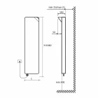 Nowoczesna elektryczna płyta promiennikowa do 1000 W - książka Viadurini
