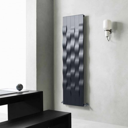 Pionowa konstrukcja 5-barowa stalowa płyta promiennikowa do 1003 W - rzeka Viadurini