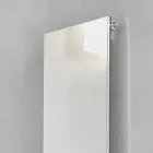 Pionowa płyta promiennikowa w nowoczesnym stylu Reflex ze stali nierdzewnej o mocy 510 W - lód Viadurini