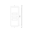 Płyta grzewcza ze stali węglowej mieszanej Made in Italy - kandyzowana Viadurini