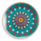 Naczynia etniczne 18-elementowy serwis stołowy z kolorowej porcelany i kamionki - Persja Viadurini