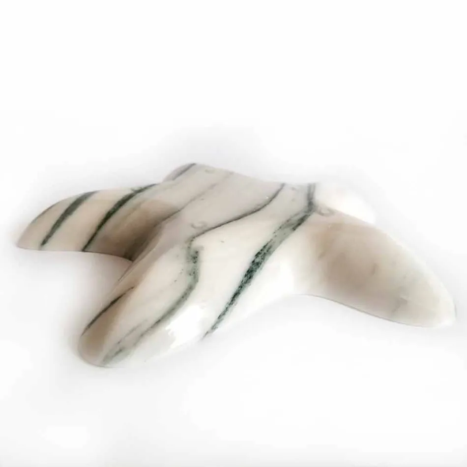 Nowoczesny spodek marmurowy w kształcie rozgwiazdy Made in Italy - Ticcio Viadurini