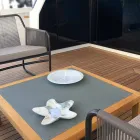 Nowoczesny spodek marmurowy w kształcie rozgwiazdy Made in Italy - Ticcio Viadurini