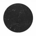 Okrągły talerz serowy z białego lub czarnego marmuru Made in Italy - Kirby