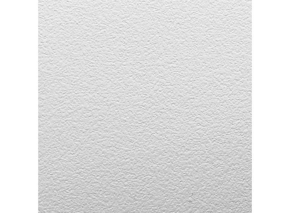 Brodzik kwadratowy Design 90x90 z efektem białej żywicy Velvet - Estimo Viadurini