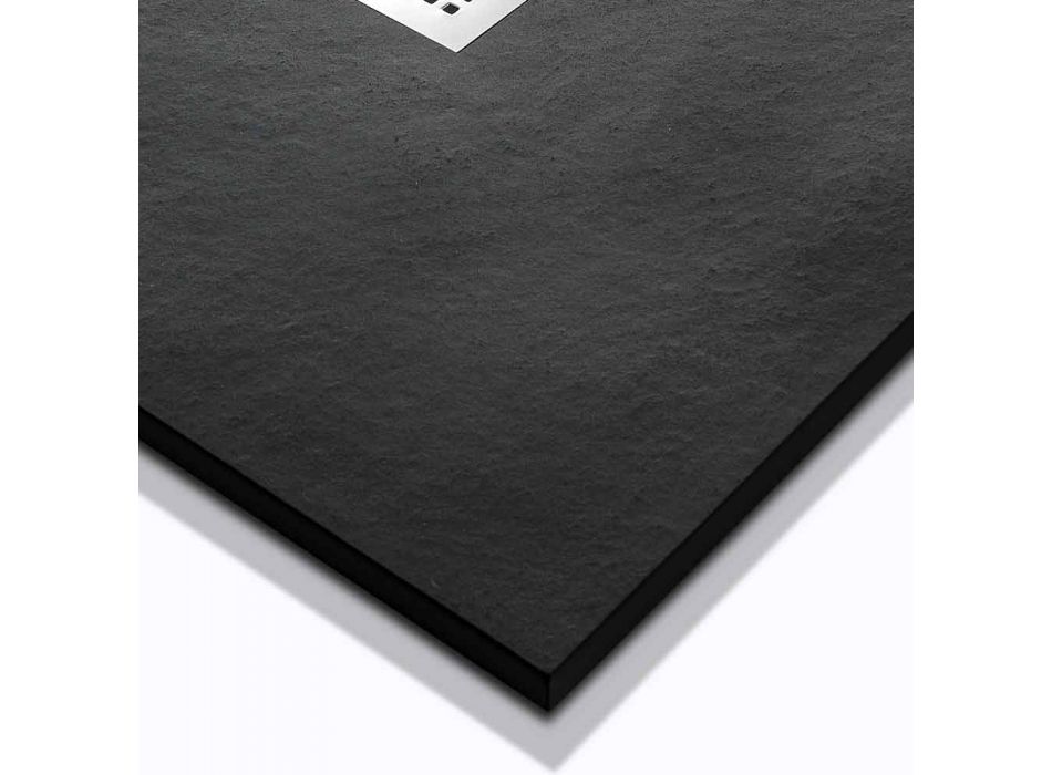 Brodzik Design imitujący kamień żywiczny 100x70 - Domio Viadurini