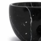 Mała zaprawa z tłuczkiem z białego marmuru z Carrary Made in Italy - Mirel Viadurini