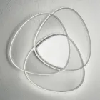 Lampa Sufitowa LED Kinkiet w Złotym lub Srebrnym Wykończeniu Metalu - Rosella Viadurini