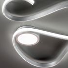 Metalowy kinkiet ze ściemnianą diodą LED Nowoczesny design - Steven Viadurini
