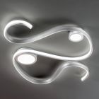 Metalowy kinkiet ze ściemnianą diodą LED Nowoczesny design - Steven Viadurini