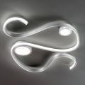 Metalowy kinkiet ze ściemnianą diodą LED Nowoczesny design - Steven