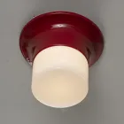 Ręcznie robiona zewnętrzna lampa sufitowa z majoliki Made in Italy - Toscot Swinger Viadurini