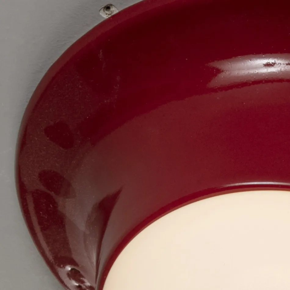 Ręcznie robiona zewnętrzna lampa sufitowa z majoliki Made in Italy - Toscot Swinger Viadurini