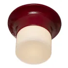 Ręcznie robiona zewnętrzna lampa sufitowa z majoliki Made in Italy - Toscot Swinger Viadurini