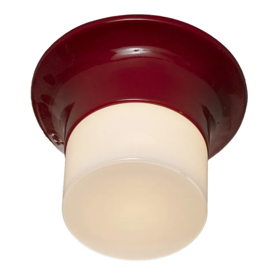 Ręcznie robiona zewnętrzna lampa sufitowa z majoliki Made in Italy - Toscot Swinger Viadurini