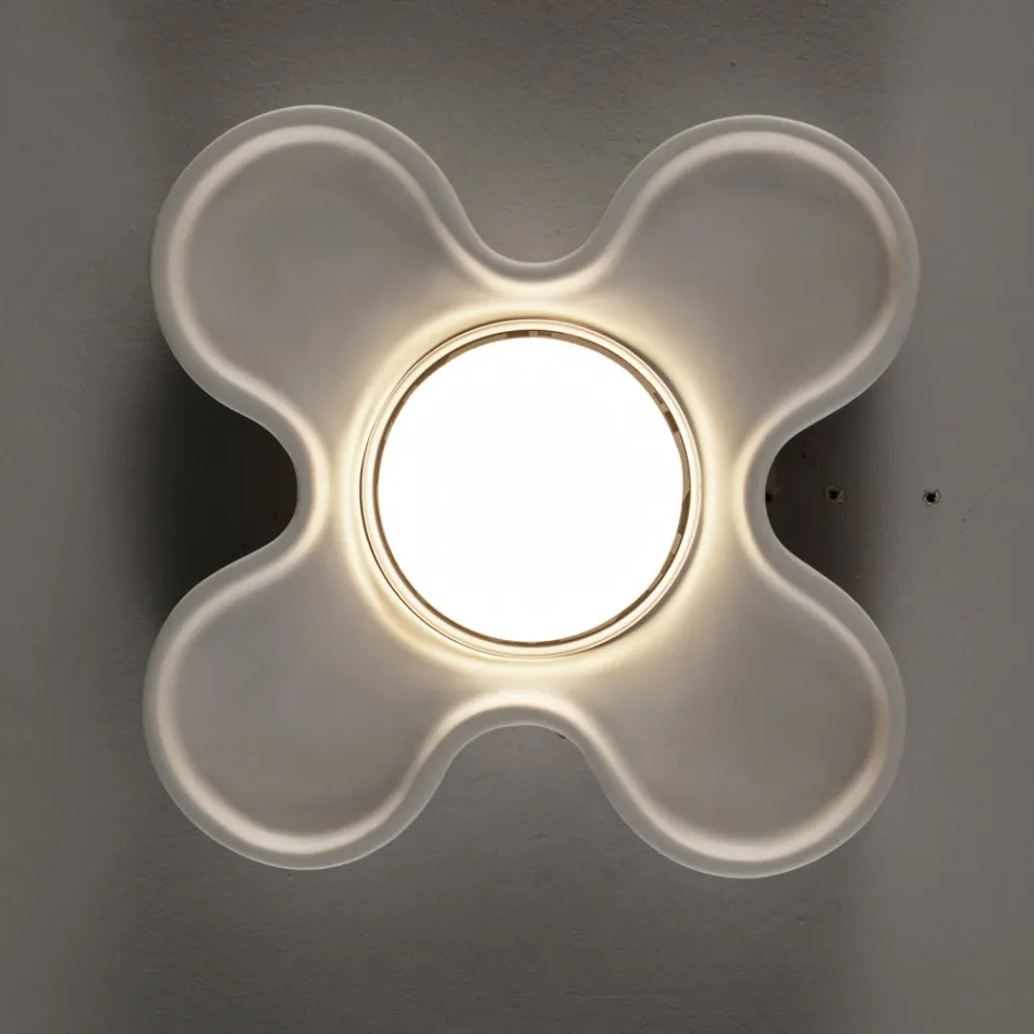 Lampa sufitowa Artisan z ceramiki i aluminium Made in Italy - Toscot Clover Viadurini