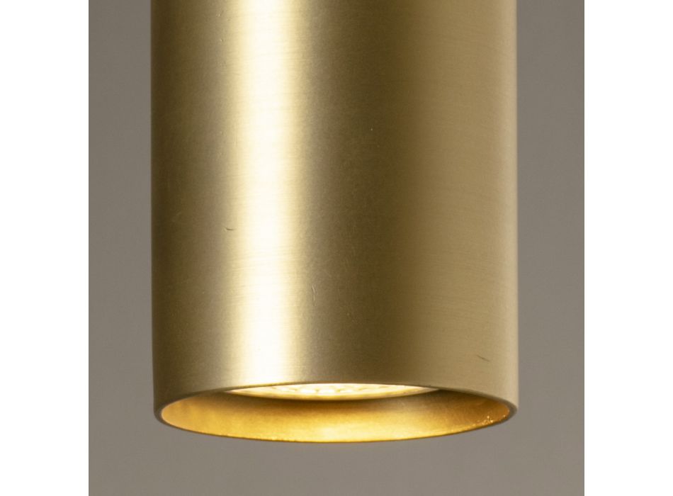 Lampa sufitowa Artisan z ceramiki i mosiądzu Made in Italy - Toscot Match Viadurini
