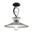 Lampa sufitowa Artisan ręcznie malowana ceramiczna z efektem haftu - Ravenna Viadurini