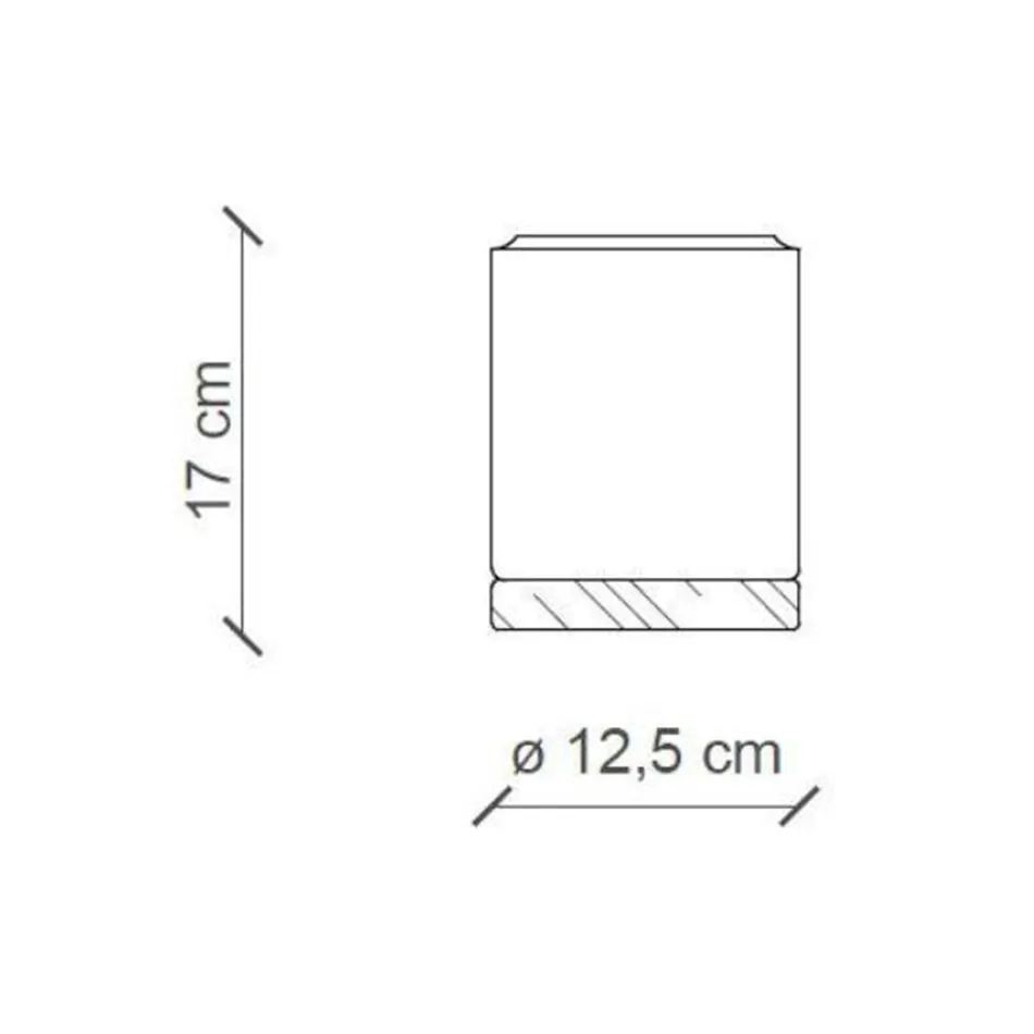 Lampa sufitowa z drewna i ceramiki w stylu skandynawskim - Nateca Viadurini