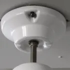 Ręcznie wykonana lampa sufitowa z majoliki i aluminium Made in Italy - Toscot Battersea Viadurini