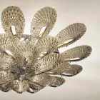 Lampa sufitowa Artisan z przydymionego szkła weneckiego, wyprodukowana we Włoszech - Minos Viadurini