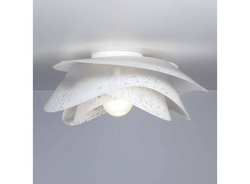 Nowoczesna, biała lampa sufitowa o średnicy 55 cm Antalya, wyprodukowana we Włoszech Viadurini