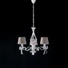 Biała lampa sufitowa LED do oświetlenia nowoczesnych i uporządkowanych przestrzeni – Dalia Viadurini