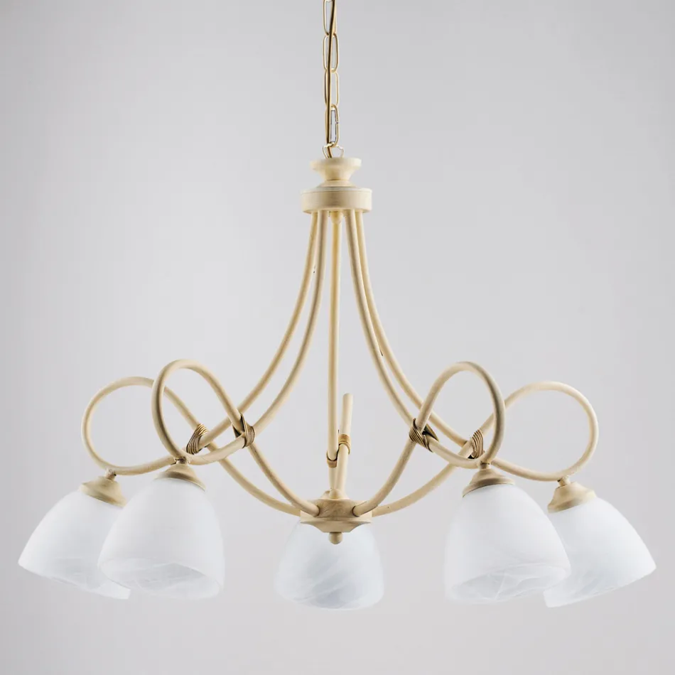 Biała lampa sufitowa LED do eleganckiego oświetlenia wnętrz – Cosmo Viadurini