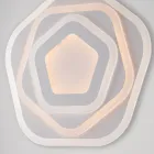 Biała lampa sufitowa LED do oświetlenia wnętrz - Vega Viadurini