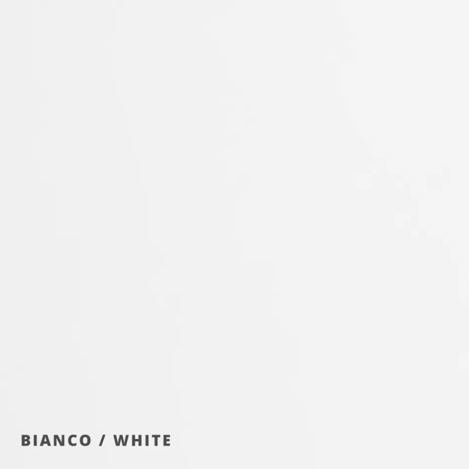 Lampa sufitowa z płaską płytą szklaną z obniżonymi oprawkami - Kora Viadurini