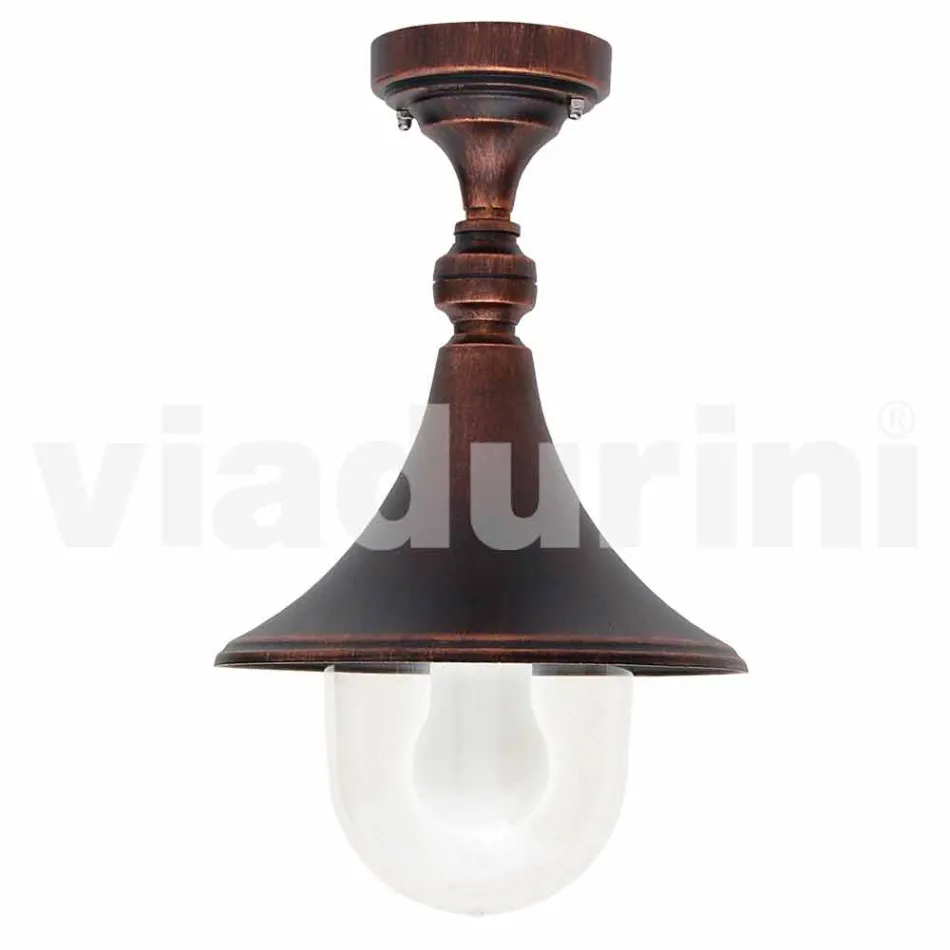 Ogrodowa lampa sufitowa z odlewanego ciśnieniowo aluminium produkowanego we Włoszech, Anusca Viadurini