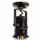 Lampa sufitowa ceramiczne Reflektor sufitowy, szkła i metalu Bryanna Viadurini