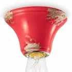 sufitowa lampa reflektor miejski styl vintage, Diane Ferroluce Viadurini