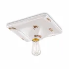 Oprawa sufitowa retro style ceramiczne Karen Ferroluce Viadurini