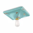 Oprawa sufitowa retro style ceramiczne Karen Ferroluce Viadurini