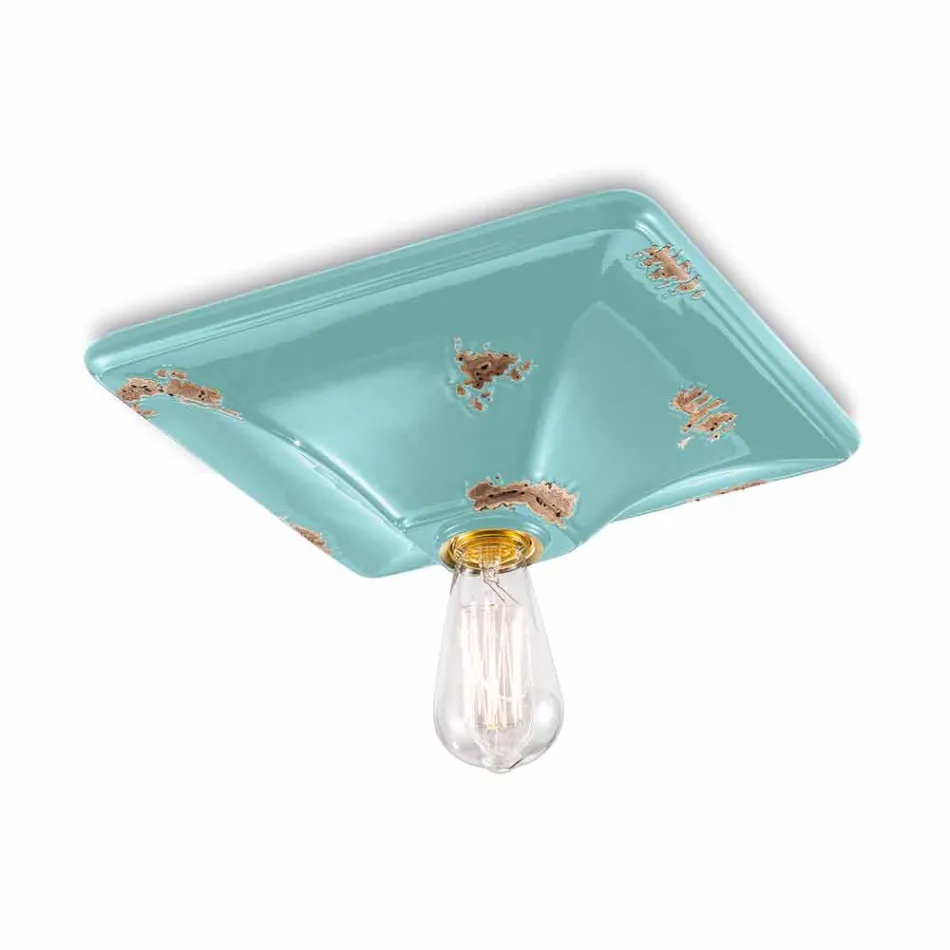 Oprawa sufitowa retro style ceramiczne Karen Ferroluce Viadurini