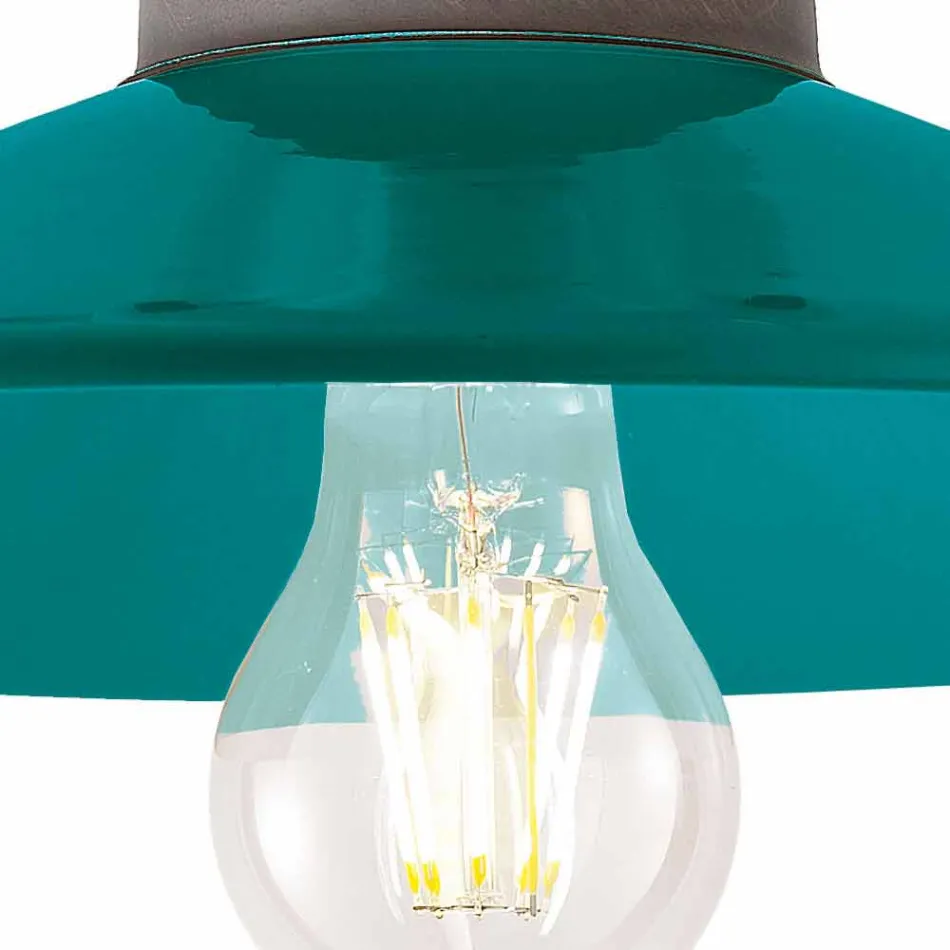 Lampa sufitowa ceramiczne sufitu Projektowanie i mosiądzu Cecilia Viadurini