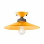 Lampa sufitowa ceramiczne sufitu Projektowanie i mosiądzu Cecilia Viadurini