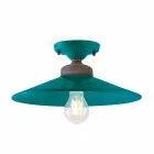 Lampa sufitowa ceramiczne sufitu Projektowanie i mosiądzu Cecilia Viadurini