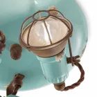 Konstrukcja lampy sufitowe z trzema reflektory stylu przemysłowych Allison Ferroluce Viadurini