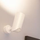 Regulowana lampa sufitowa Spotlight z białego lub czarnego aluminium, 4 sztuki - Lazzaro Viadurini
