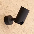 Regulowana lampa sufitowa Spotlight z białego lub czarnego aluminium, 4 sztuki - Lazzaro Viadurini